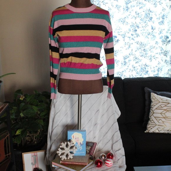 Glitter Colorful Sweater - Picture 1 of 4